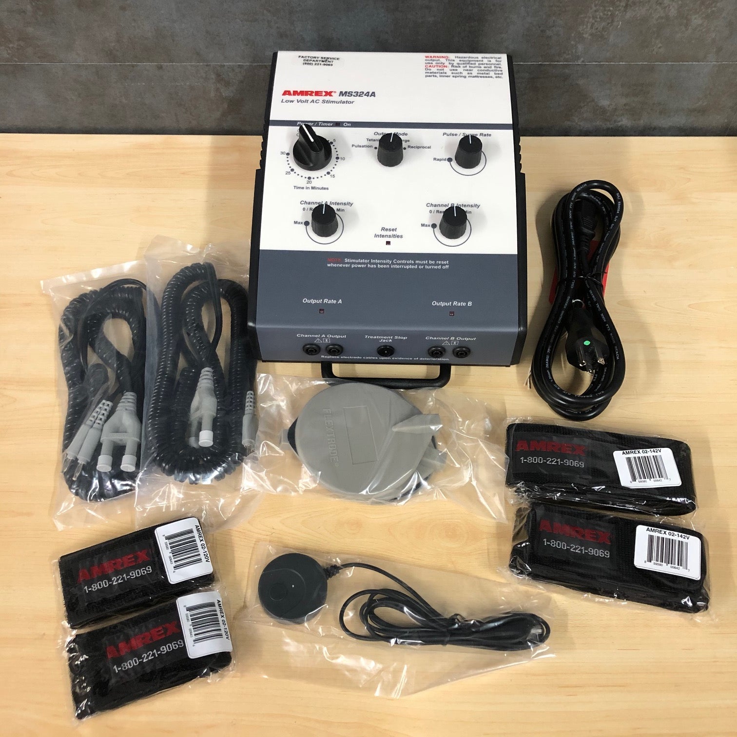 Amrex MS324A Muscle Stimulator (New) - Amrex -Angelus Medical