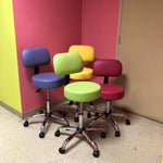 Angelus Physician Stool Hydraulic With Back - Angelus Medical and Optical -Angelus Medical