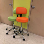 Angelus Physician Stool Hydraulic With Back - Angelus Medical and Optical -Angelus Medical