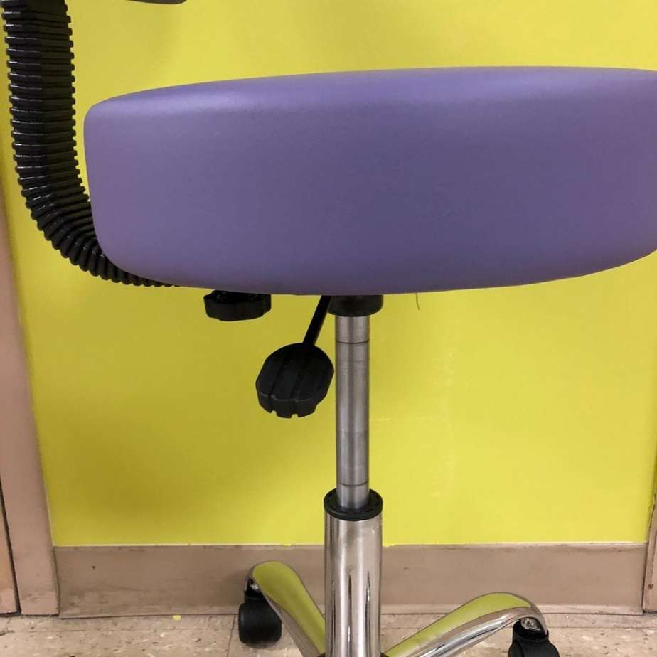 Angelus Physician Stool Hydraulic With Back - Angelus Medical and Optical -Angelus Medical