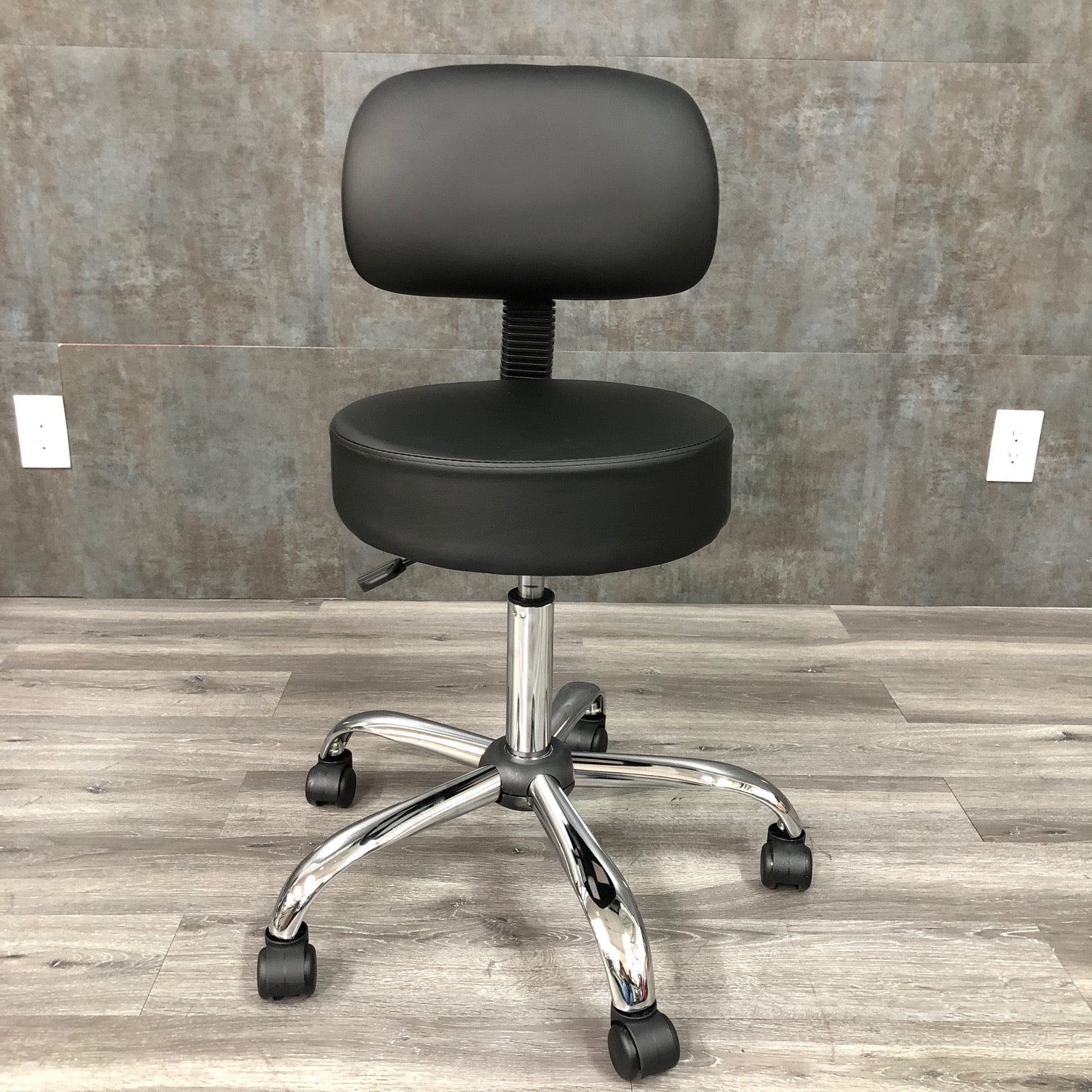 Angelus Physician Stool Hydraulic With Back - Angelus Medical and Optical -Angelus Medical