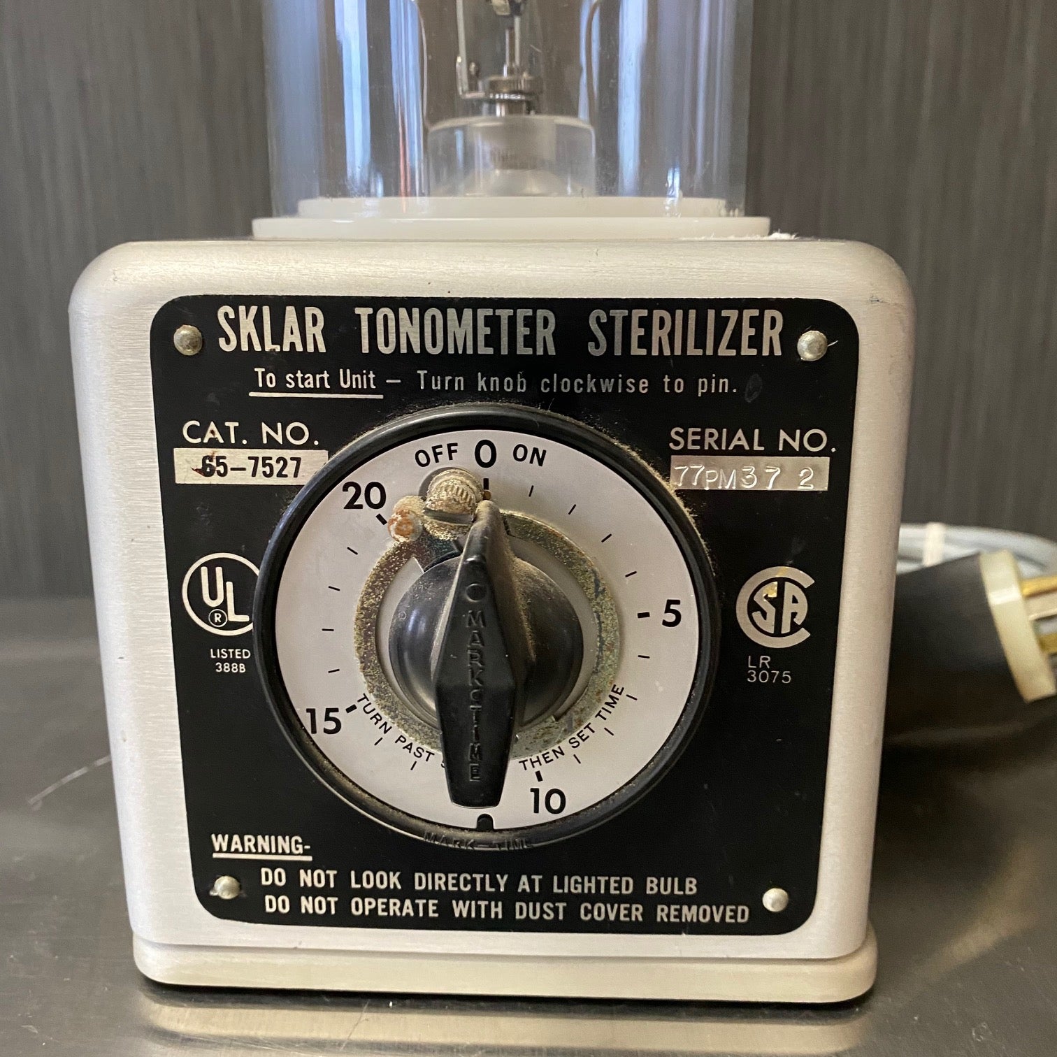 Antique Sklar Tonometer Sterilizer (Rental)