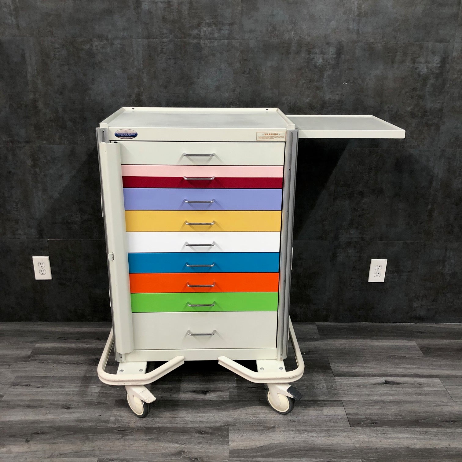 Armstrong ASmart Premier 9 Drawer Medical Cart, Armstrong Angelus