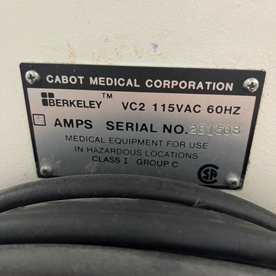 Berkeley VC2 Suction Pump (Refurbished) - Berkeley -Angelus Medical