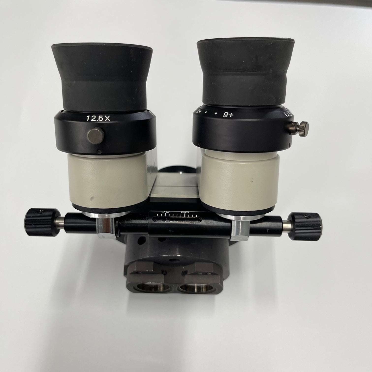 Binocular surgical Microscope head 12.5X Eyepieces (Used) - Angelus Medical and Optical -Angelus Medical