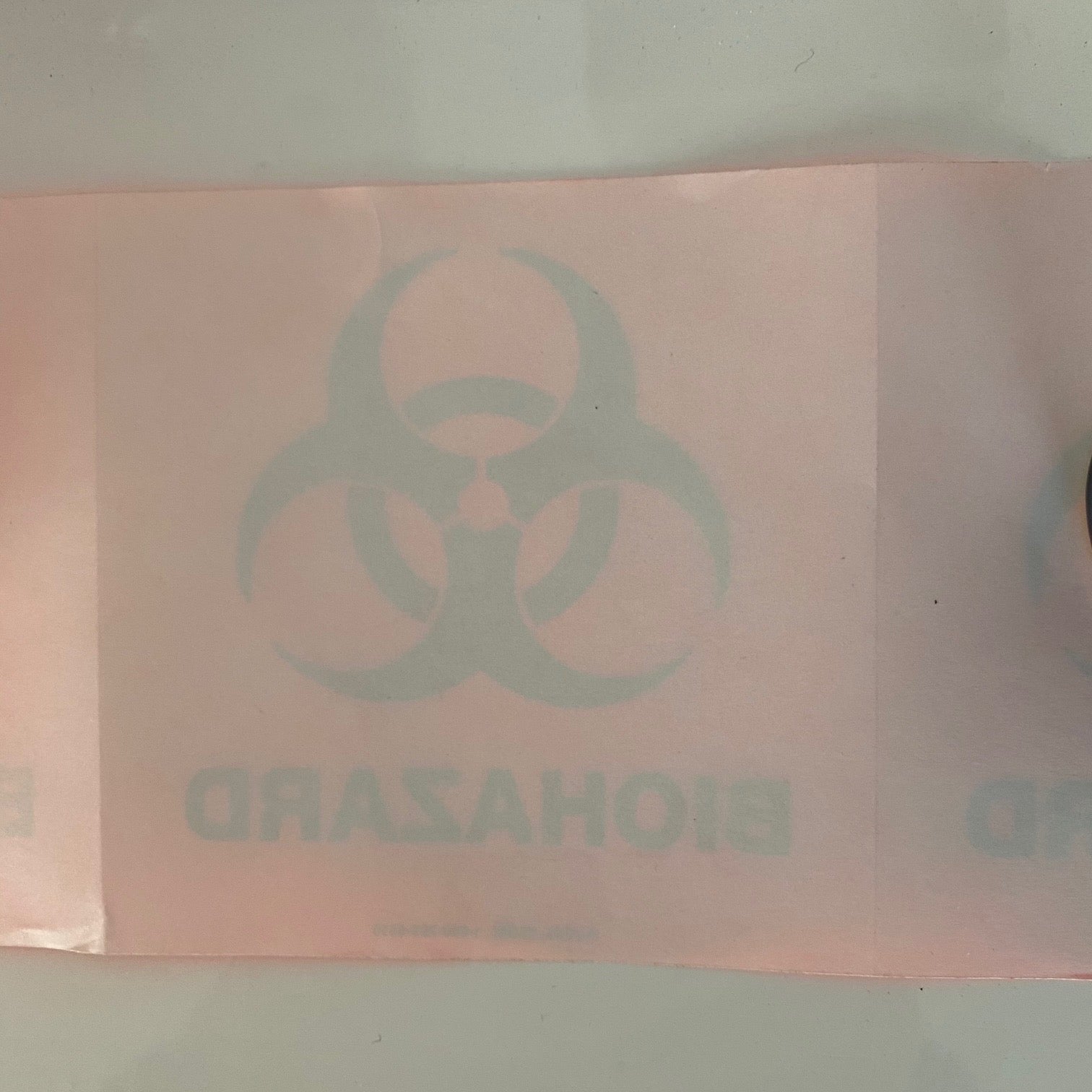 Bio Hazard Decal - Pack of 10 (New) - NMD -Angelus Medical