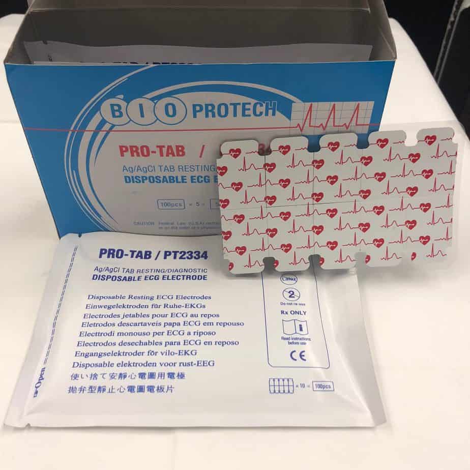 T715 BIO PROTECH - ECG Telectrode Electrodes - 4000 Pieces $539.93