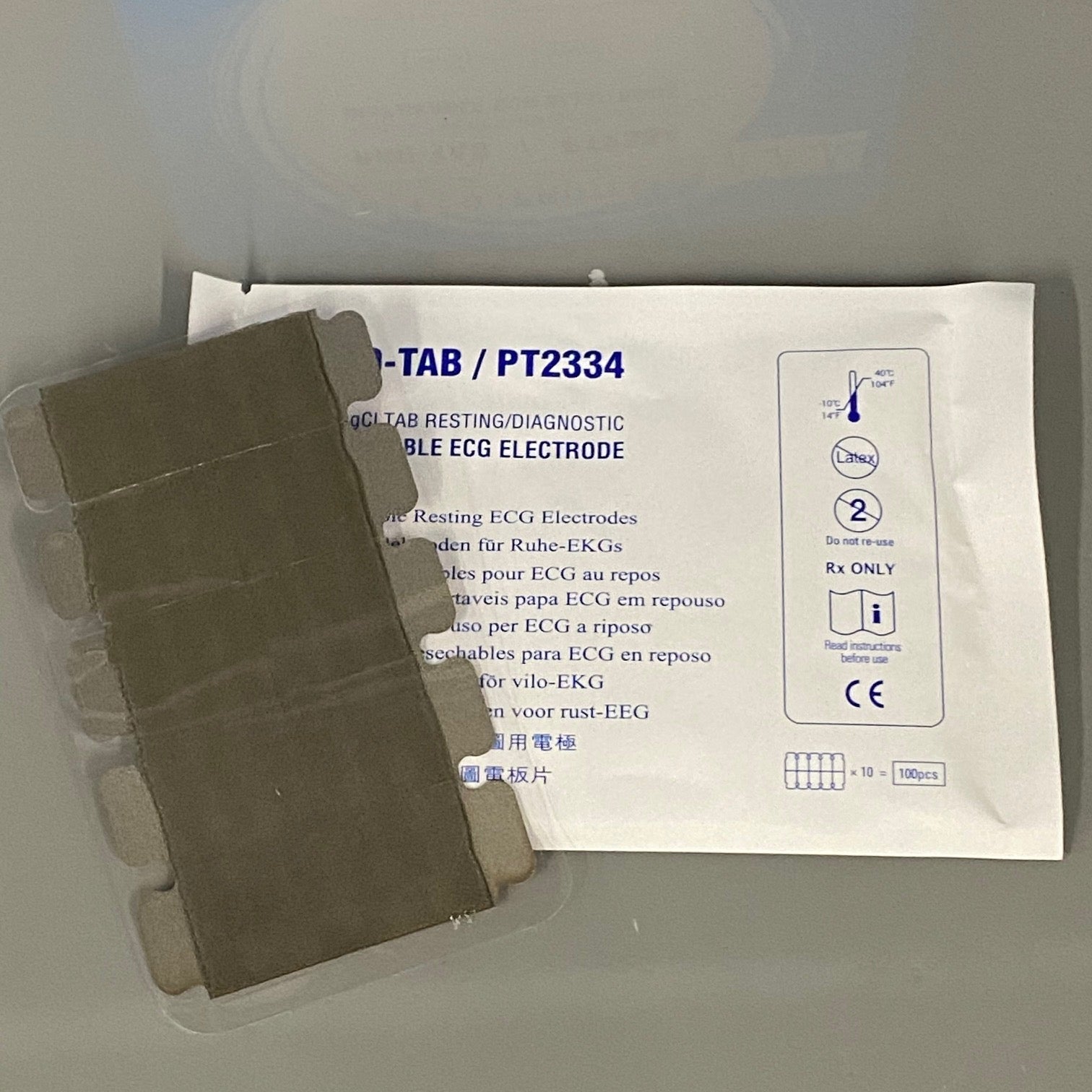 Bio-Protech T716 ECG EKG Foam Electrodes – 2000 Count (50 Packs Of 40)