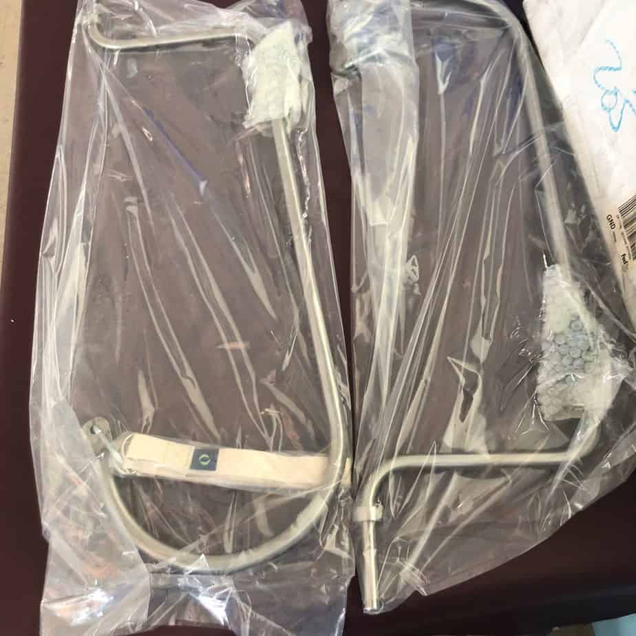 Birkova Candy Cane Leg Holders LS-2000 (New) - AMSCO -Angelus Medical