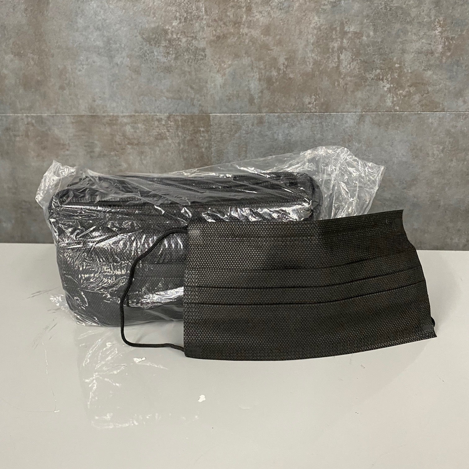 Black 3 Ply Surgical Mask Pack of 50 (New) - NMD -Angelus Medical
