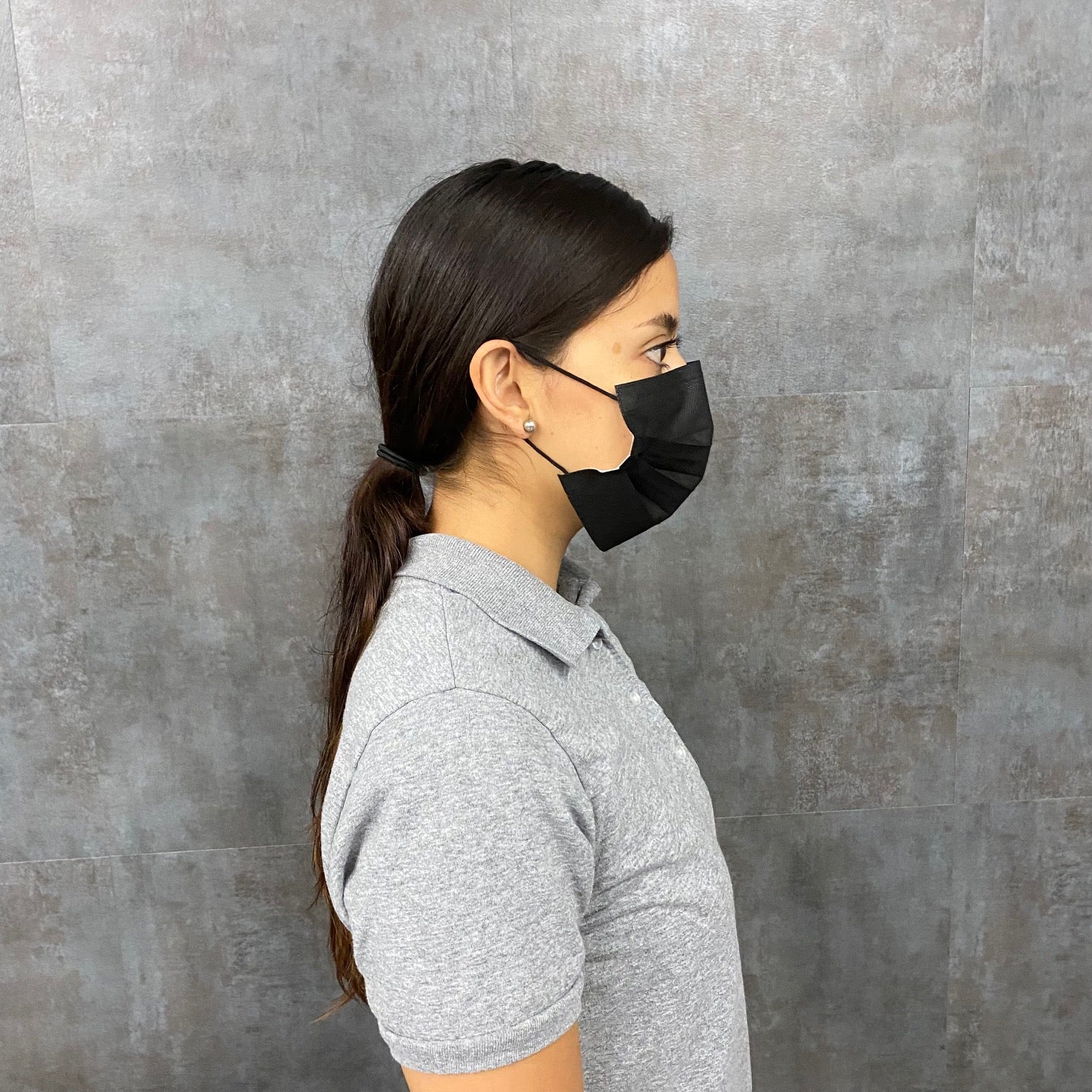 Black 3 Ply Surgical Mask Pack of 50 (New) - NMD -Angelus Medical