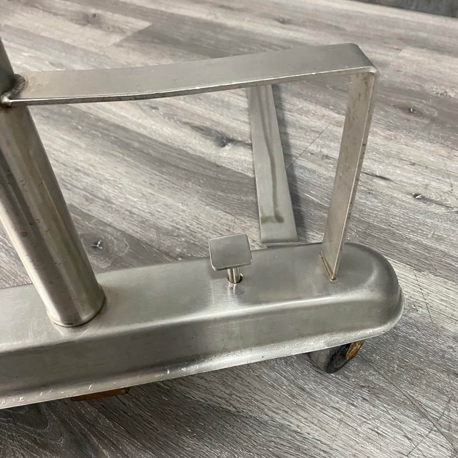 Blickman Foot Operated SS Mayo Stand w Large Tray - Blickman -Angelus Medical