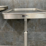 Blickman Foot Operated SS Mayo Stand w Large Tray - Blickman -Angelus Medical