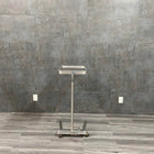 Blickman Foot Operated SS Mayo Stand w Large Tray - Blickman -Angelus Medical