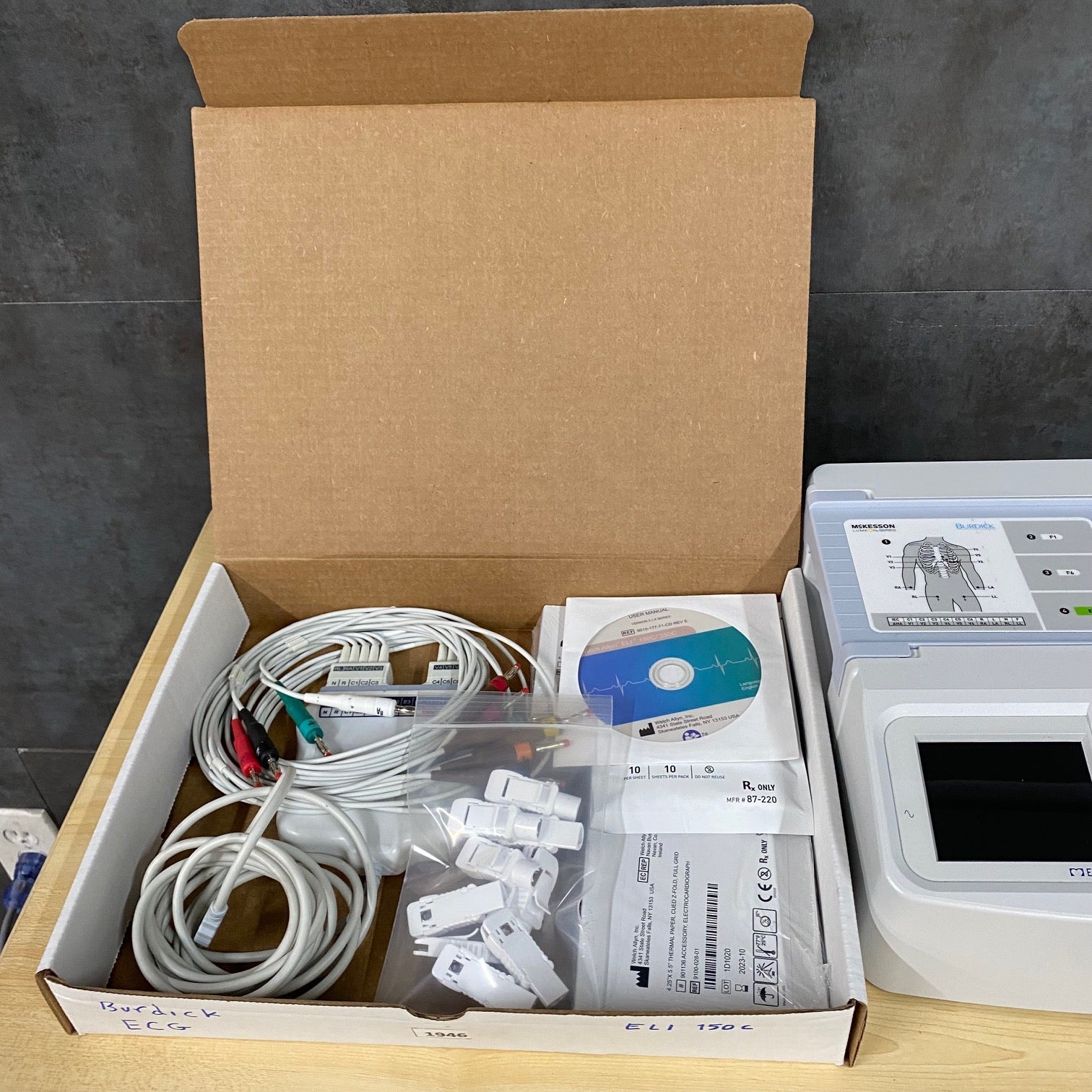 Burdick ELI 150c Resting ECG EKG - Burdick -Angelus Medical