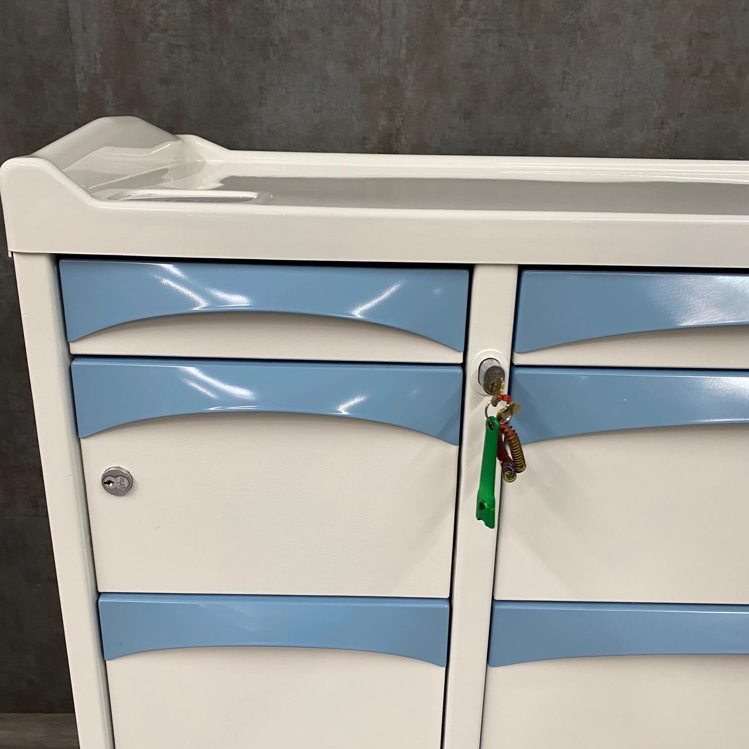 Capsa Healthcare Oversize Treatment Cart with lock - Capsa Healthcare -Angelus Medical