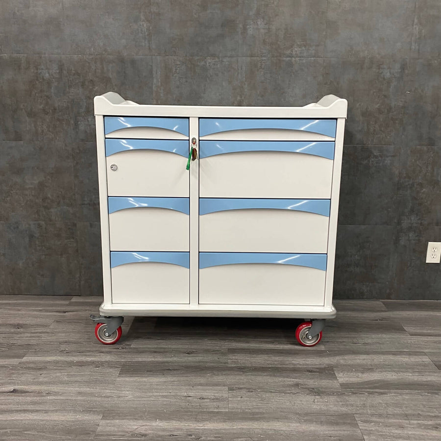 Capsa Healthcare Oversize Treatment Cart with lock - Capsa Healthcare -Angelus Medical