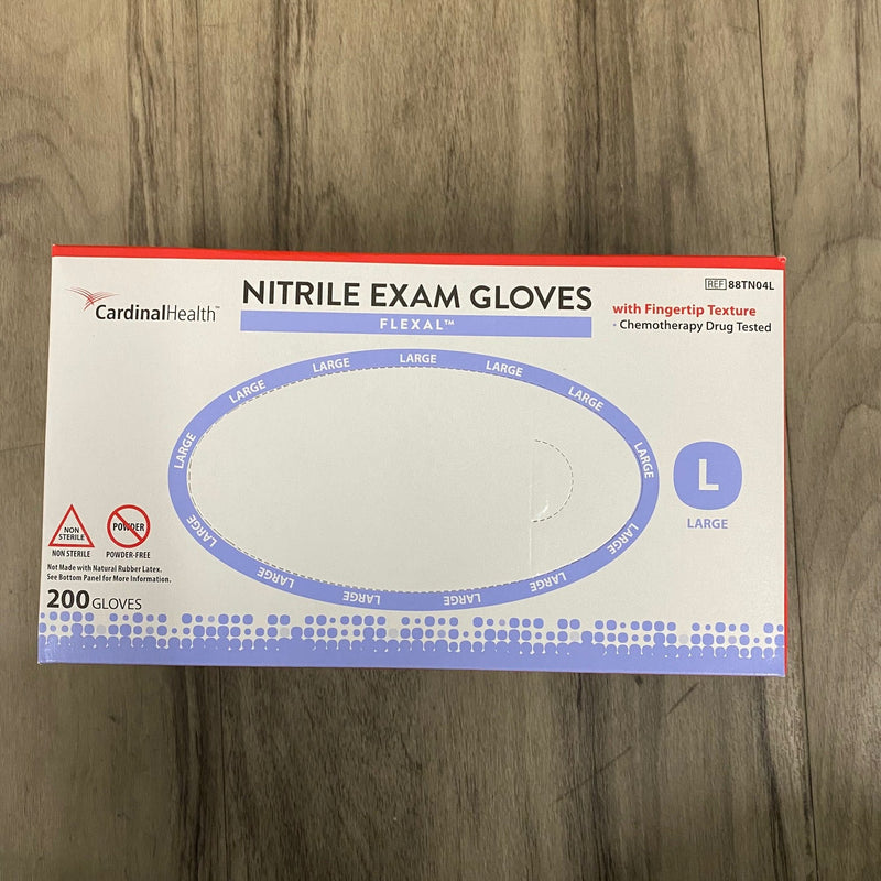 Cardinal Health Nitrile Chemo Grade Exam Gloves Box of 200 (New) - Cardinal Health -Angelus Medical