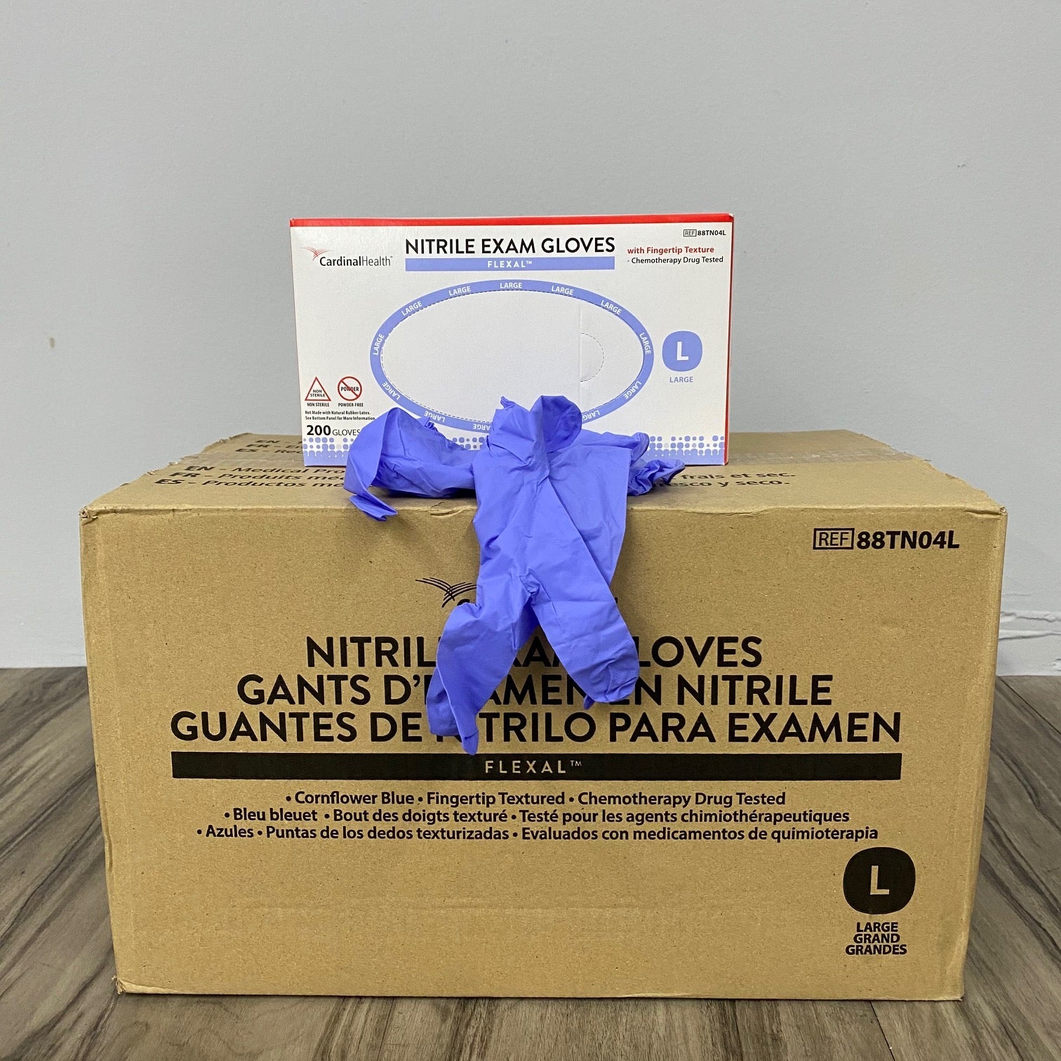 Cardinal Health Nitrile Chemo Grade Exam Gloves Box of 200 Angelus
