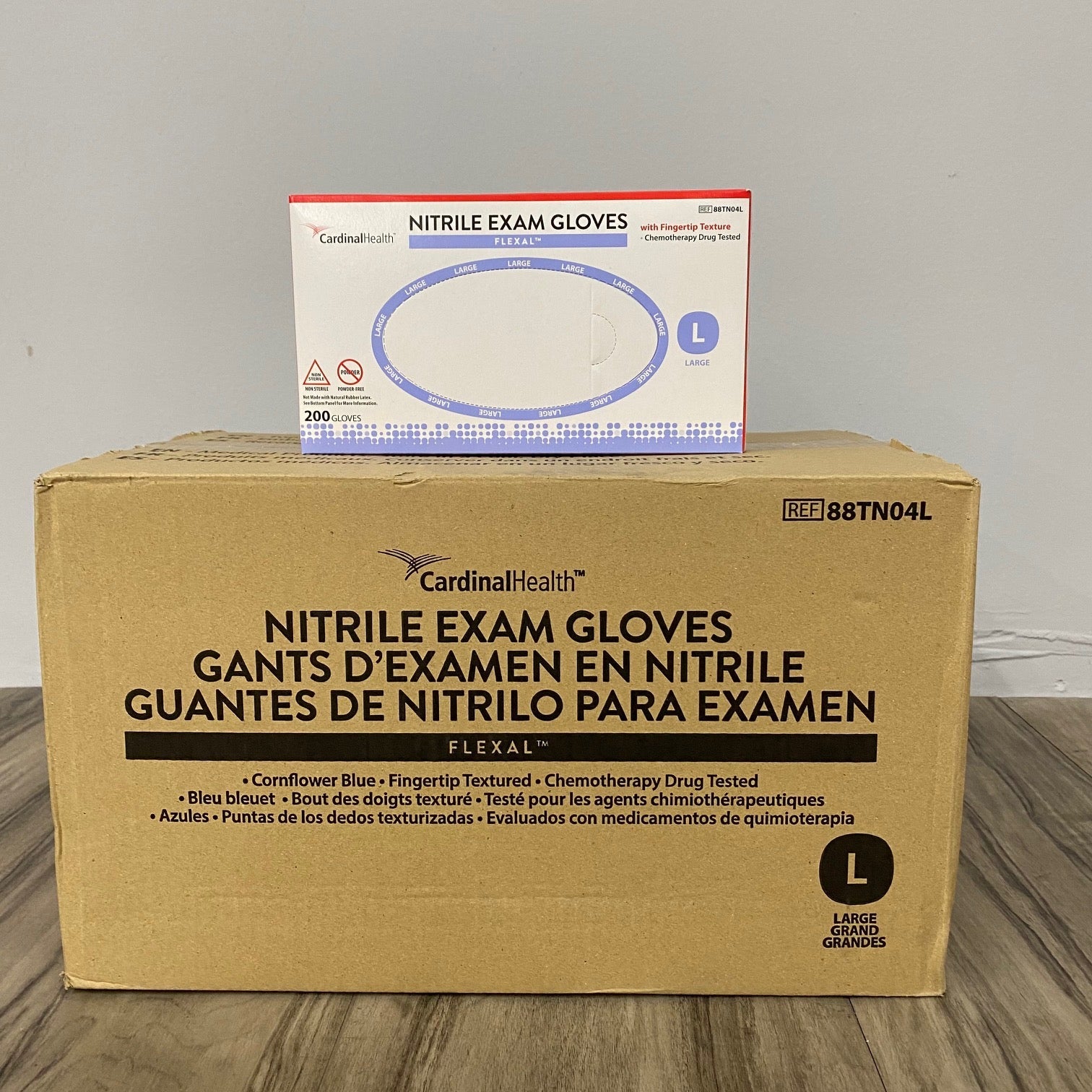 Cardinal Health Nitrile Chemo Grade Exam Gloves Box of 200 Angelus