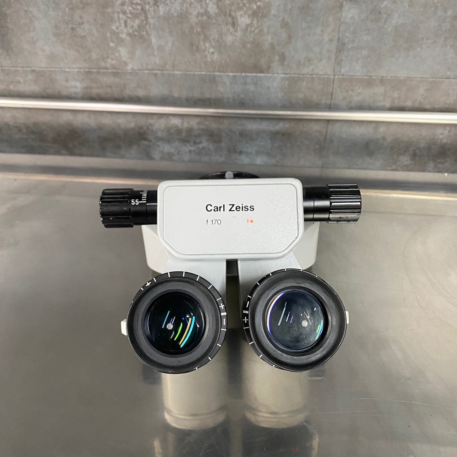 Carl Zeiss OPMI f 170 Binocular with Tilting Head - – Angelus