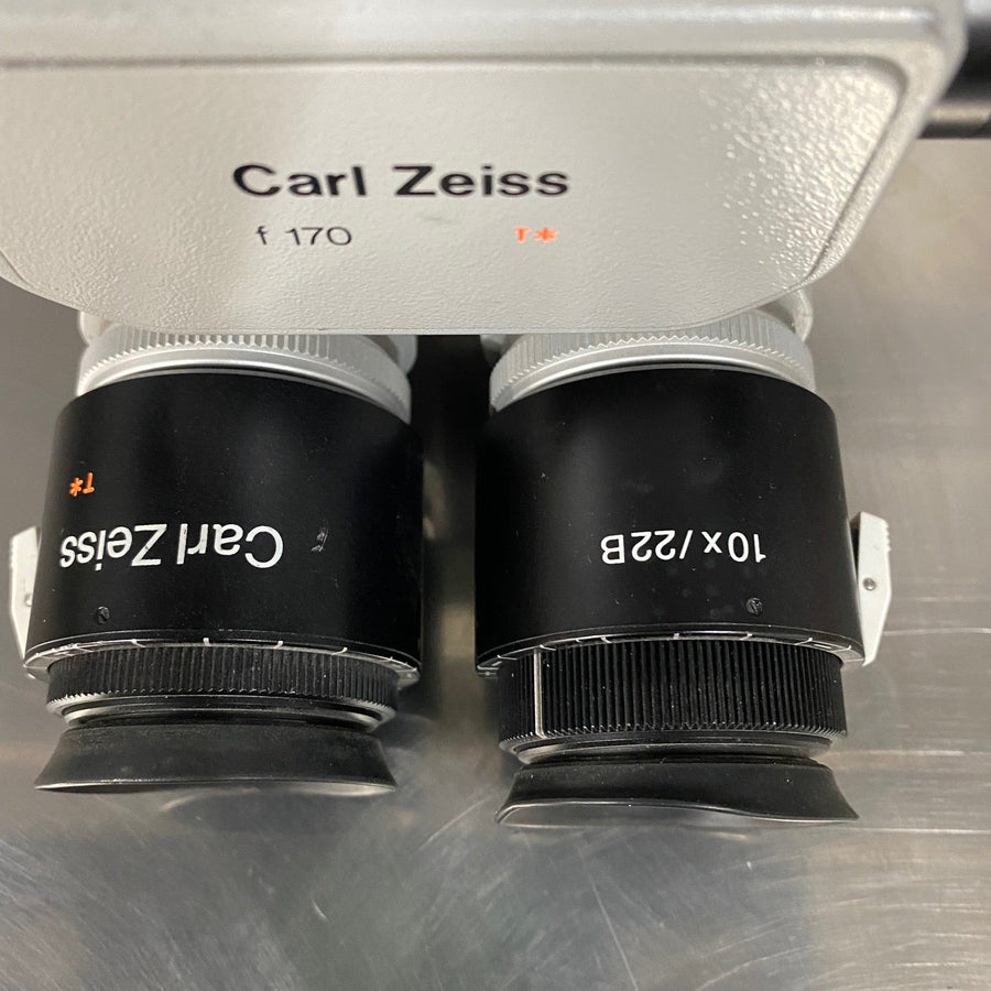 Carl Zeiss OPMI f 170 Binocular with Tilting Head - ZEISS -Angelus Medical