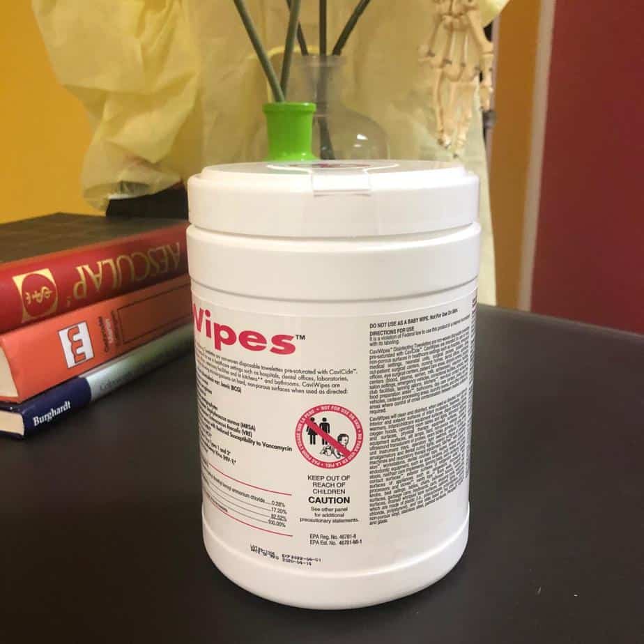 Cavi Wipes Surface Disinfectant Wipes (New) - Metrex -Angelus Medical