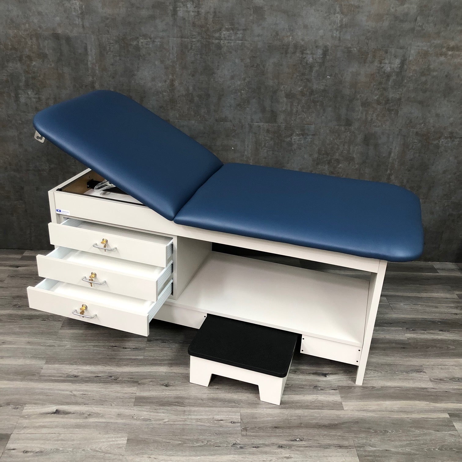 Clinton Exam Treatment Table with Drawers (New) - Clinton -Angelus Medical
