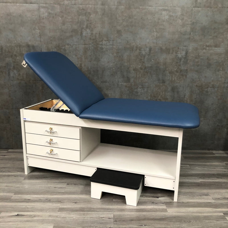 Clinton Exam Treatment Table with Drawers (New) - Clinton -Angelus Medical