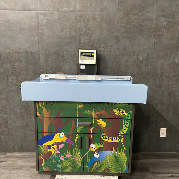 Clinton Industries Rainforest Follies Pediatric Scale Table
