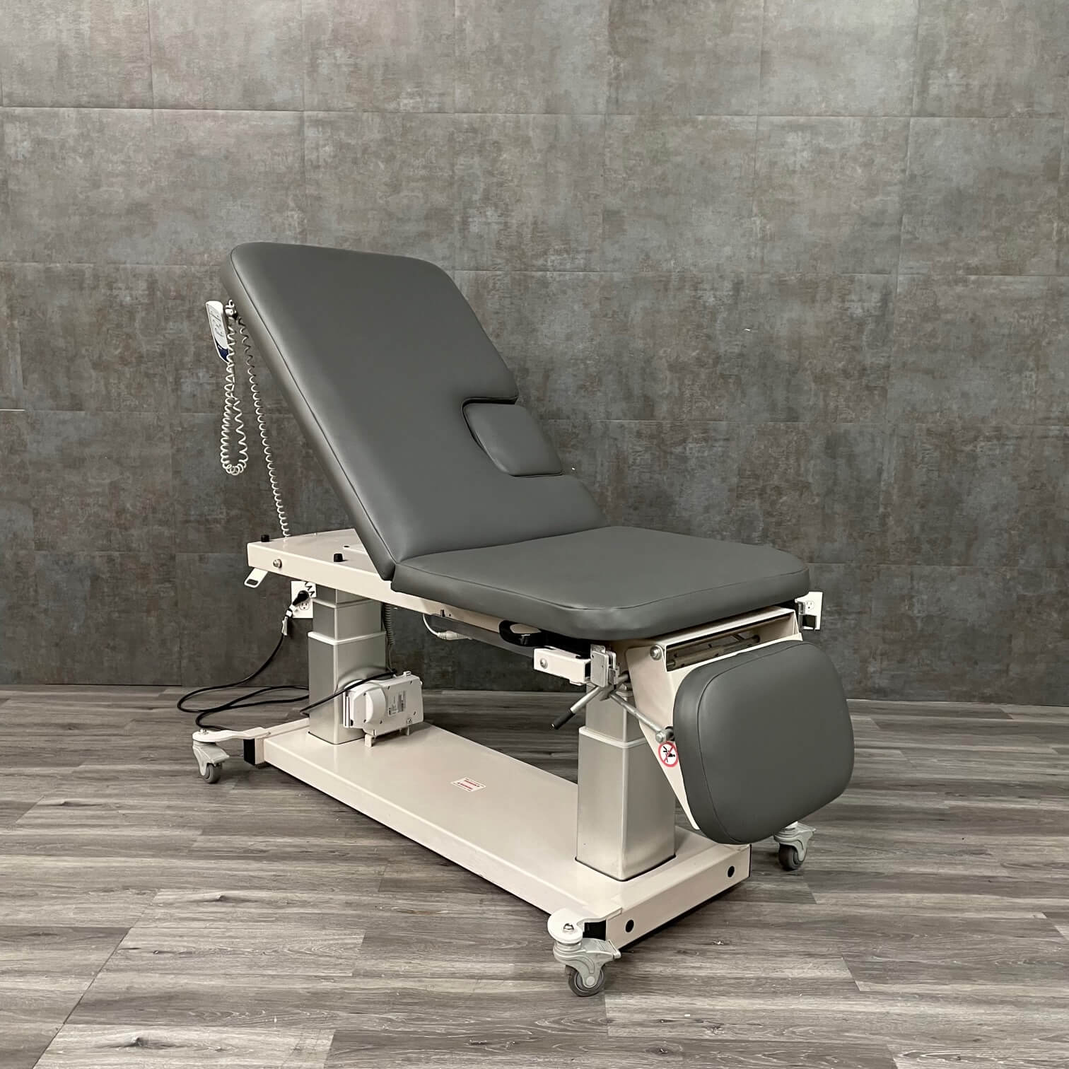 Clinton Multi-Use Mobile Ultrasound Power Table with Stirrups - Clinton -Angelus Medical