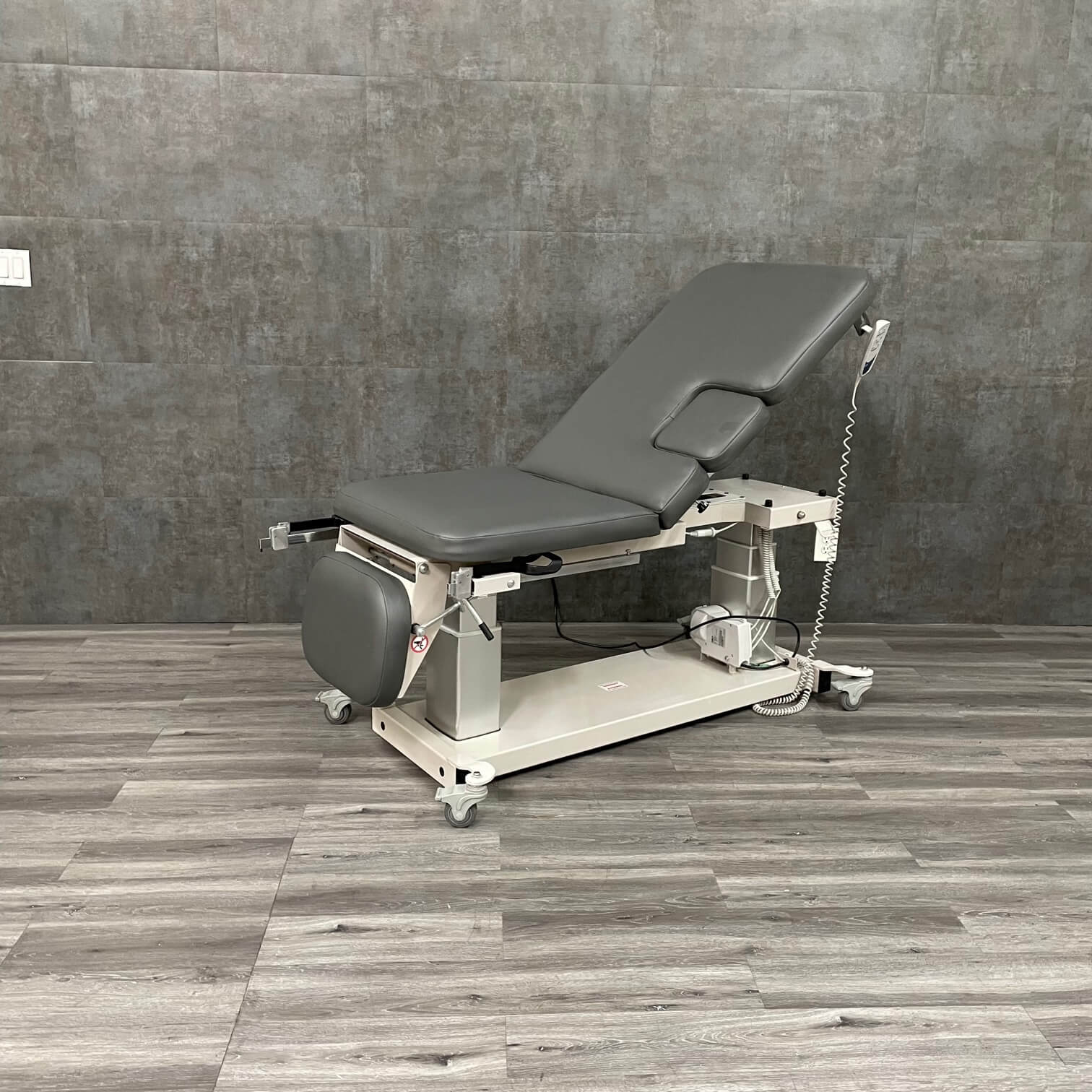 Clinton Multi-Use Mobile Ultrasound Power Table with Stirrups - Clinton -Angelus Medical