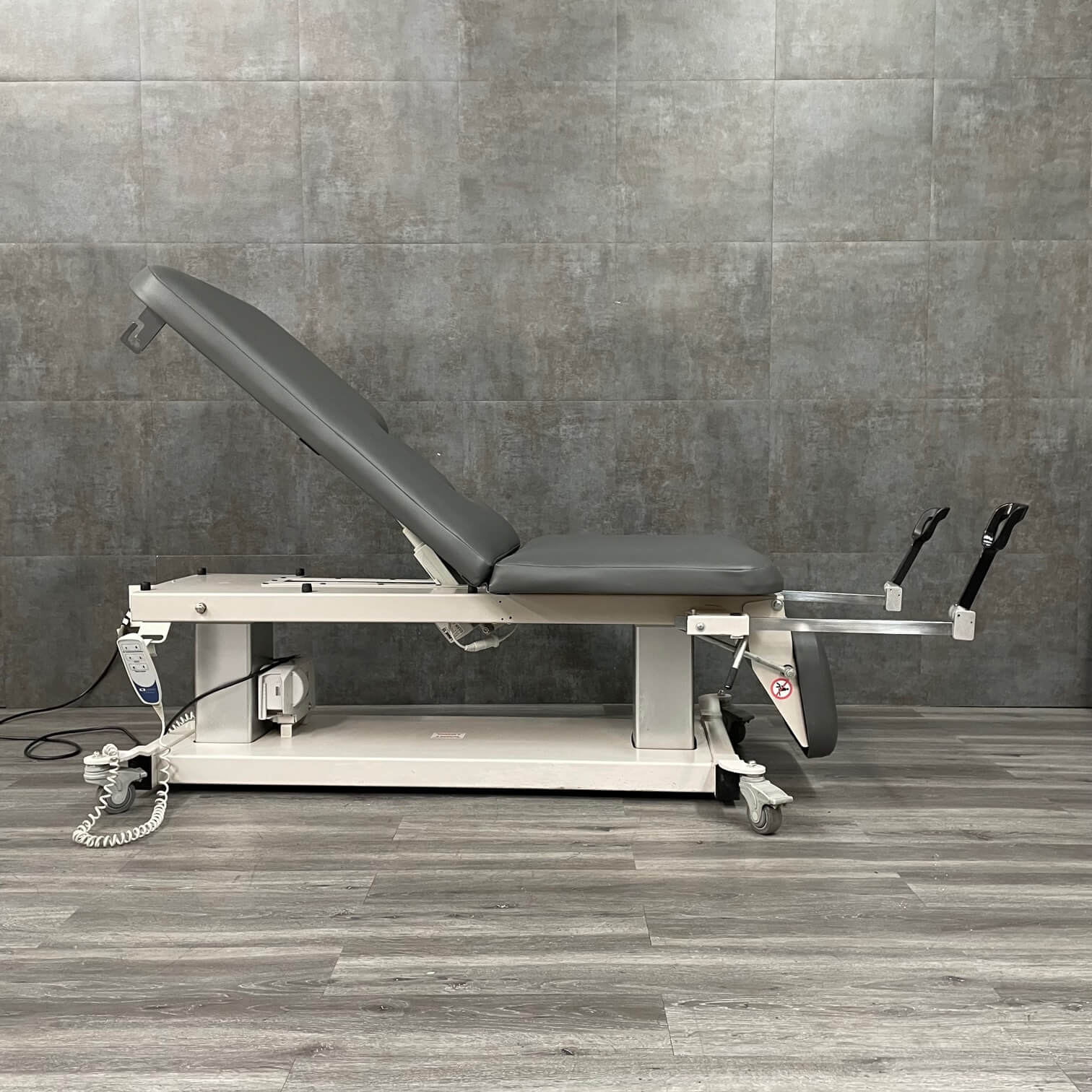 Clinton Multi-Use Mobile Ultrasound Power Table with Stirrups - Clinton -Angelus Medical