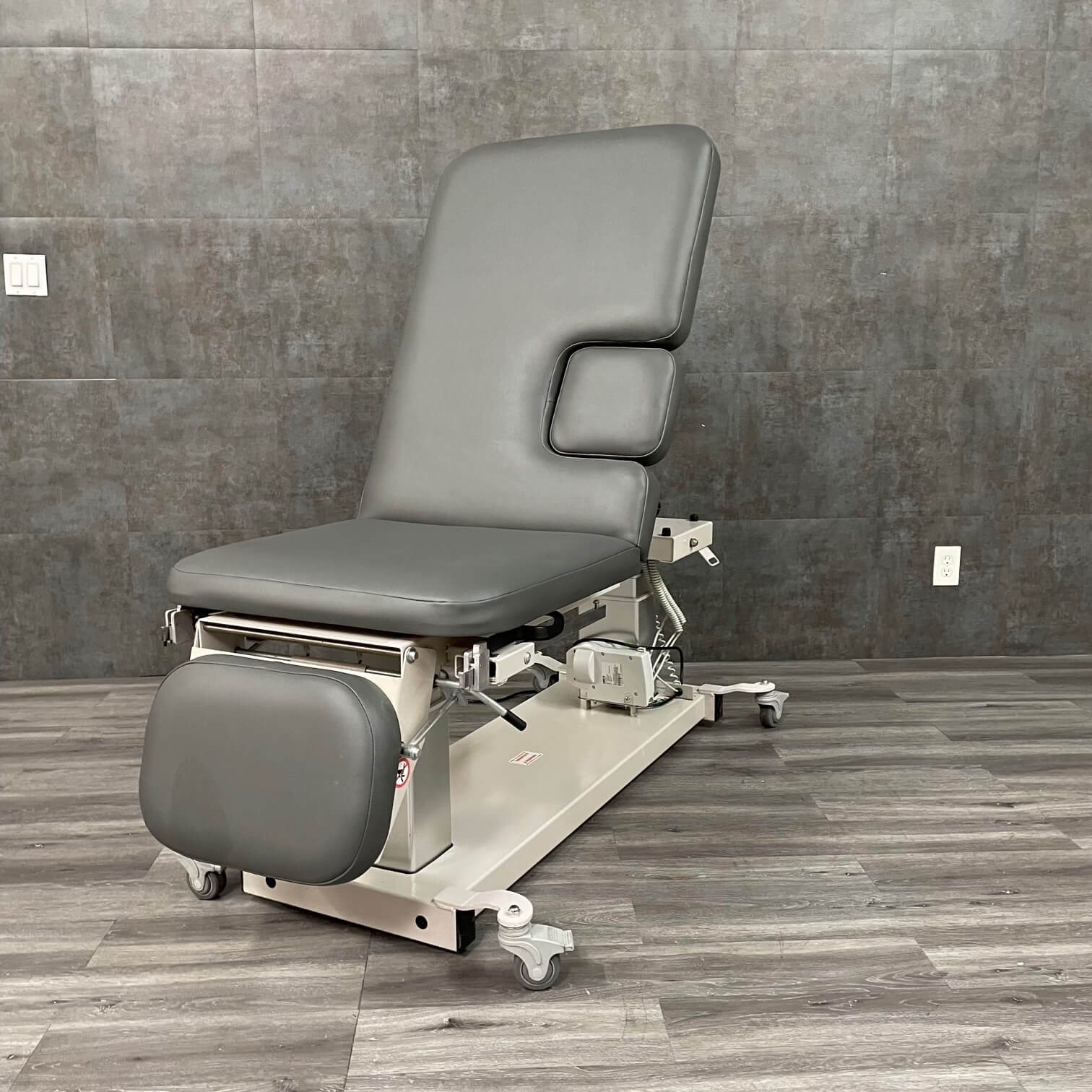 Clinton Multi-Use Mobile Ultrasound Power Table with Stirrups - Clinton -Angelus Medical