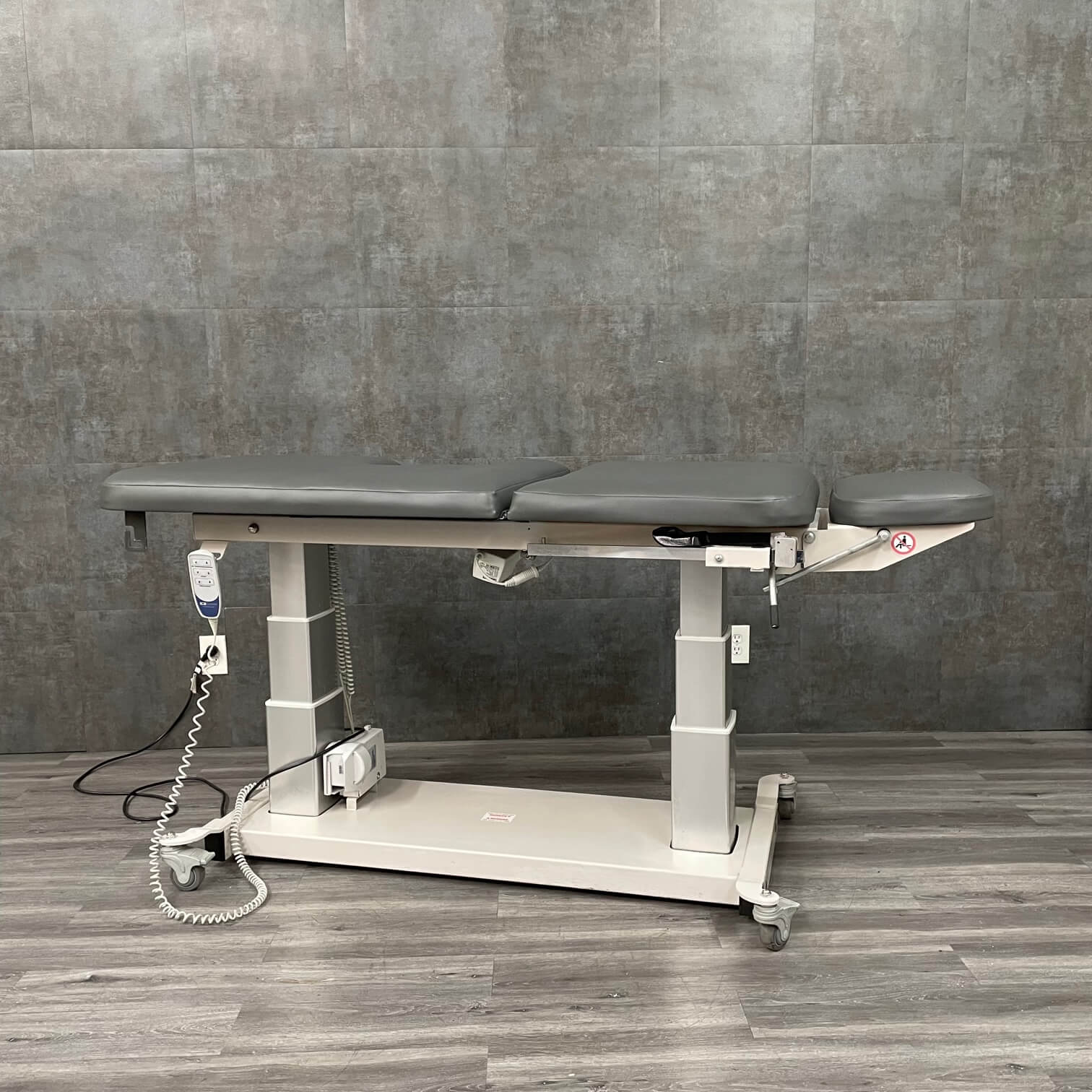 Clinton Multi-Use Mobile Ultrasound Power Table with Stirrups - Clinton -Angelus Medical
