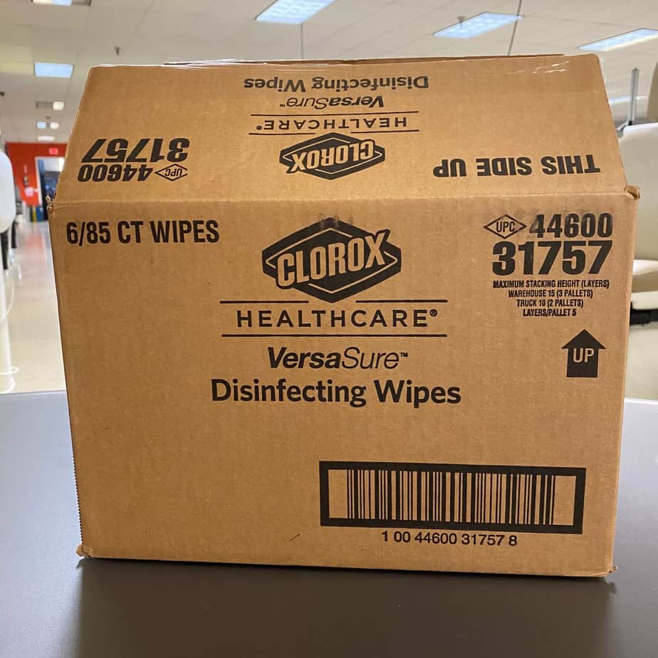 Clorox VersaSure® Cleaner Disinfectant Wipes Clorox Angelus Medical