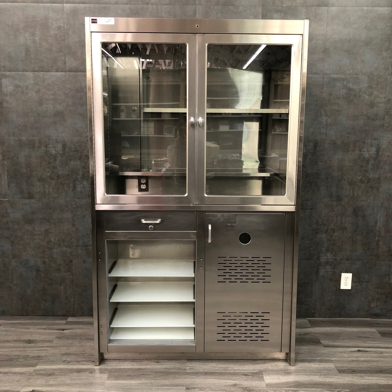 CMP Stainless Steel Medical Supply Cabinet - Continental Metal Products -Angelus Medical