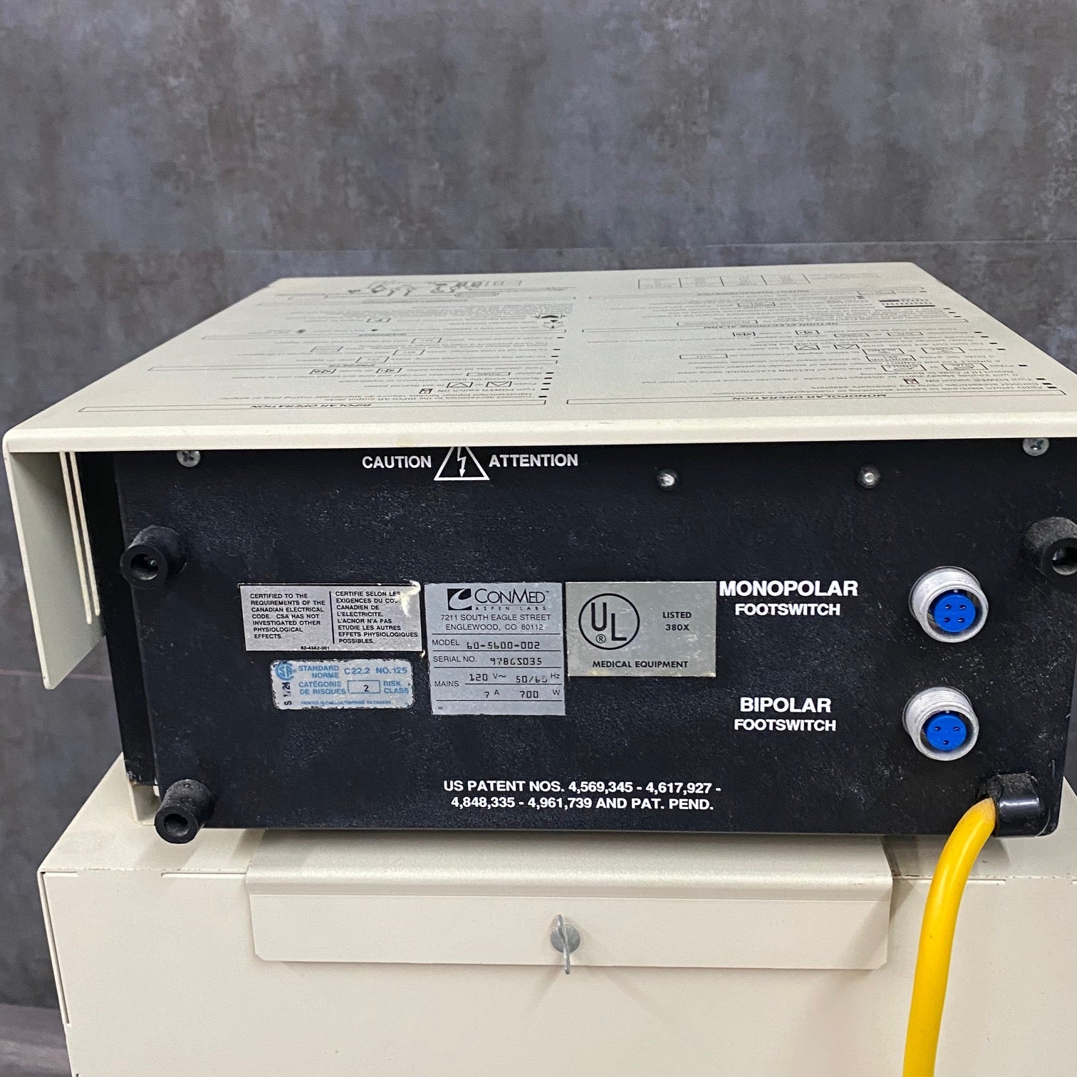 Conmed Sabre 2400 ESU - Conmed -Angelus Medical
