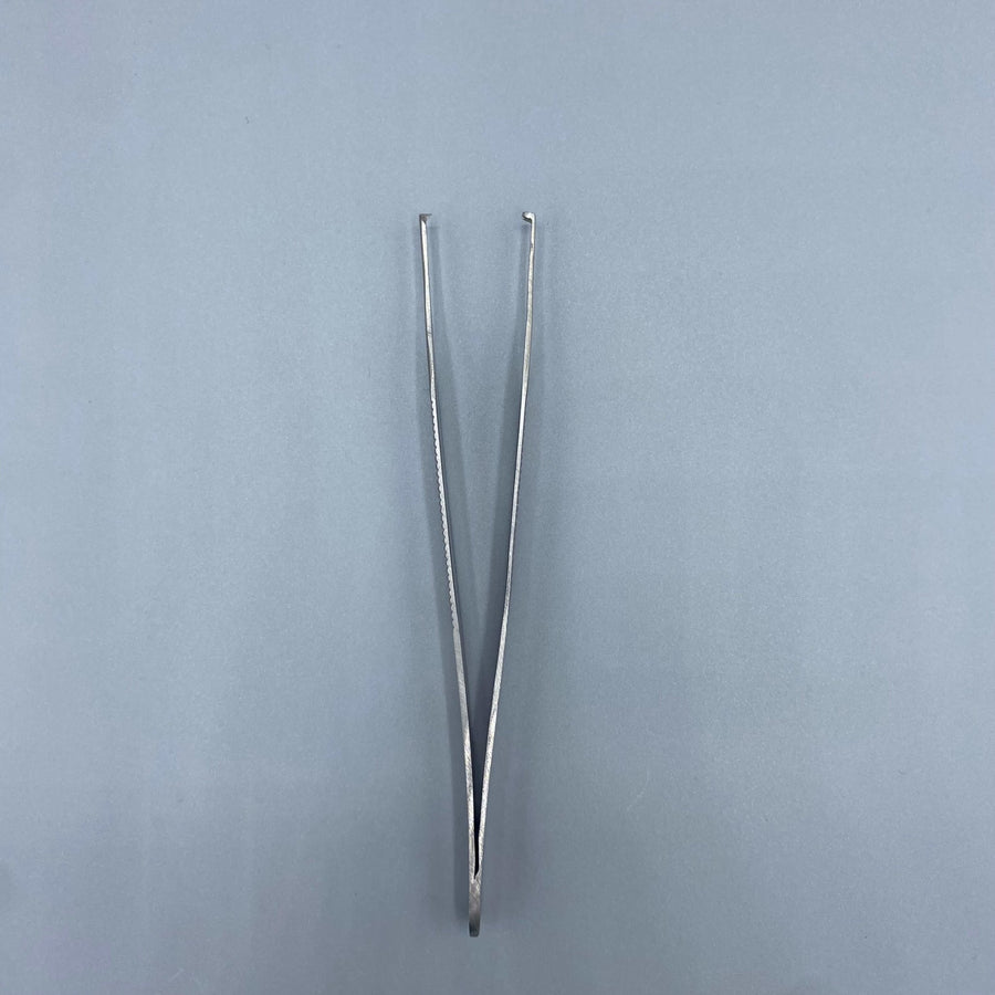 Crown Adson Tissue Forceps 1x2 Teeth Satin 4 3/4” - Crown -Angelus Medical