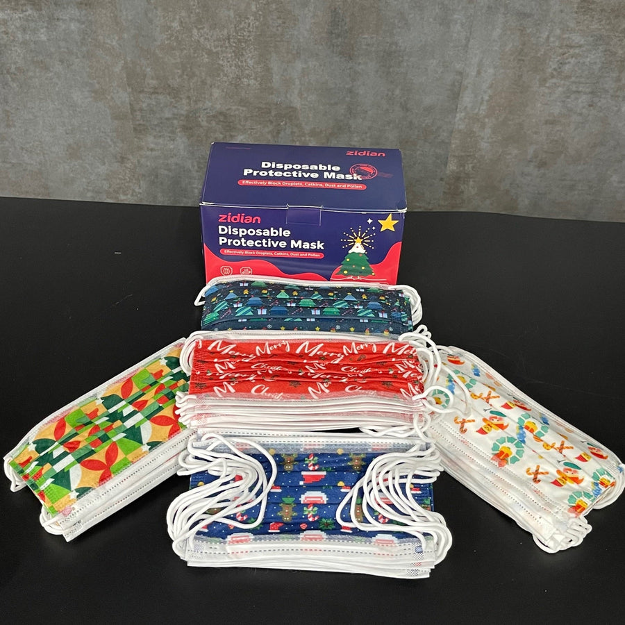 Disposable christmas mask (New) - NMD -Angelus Medical