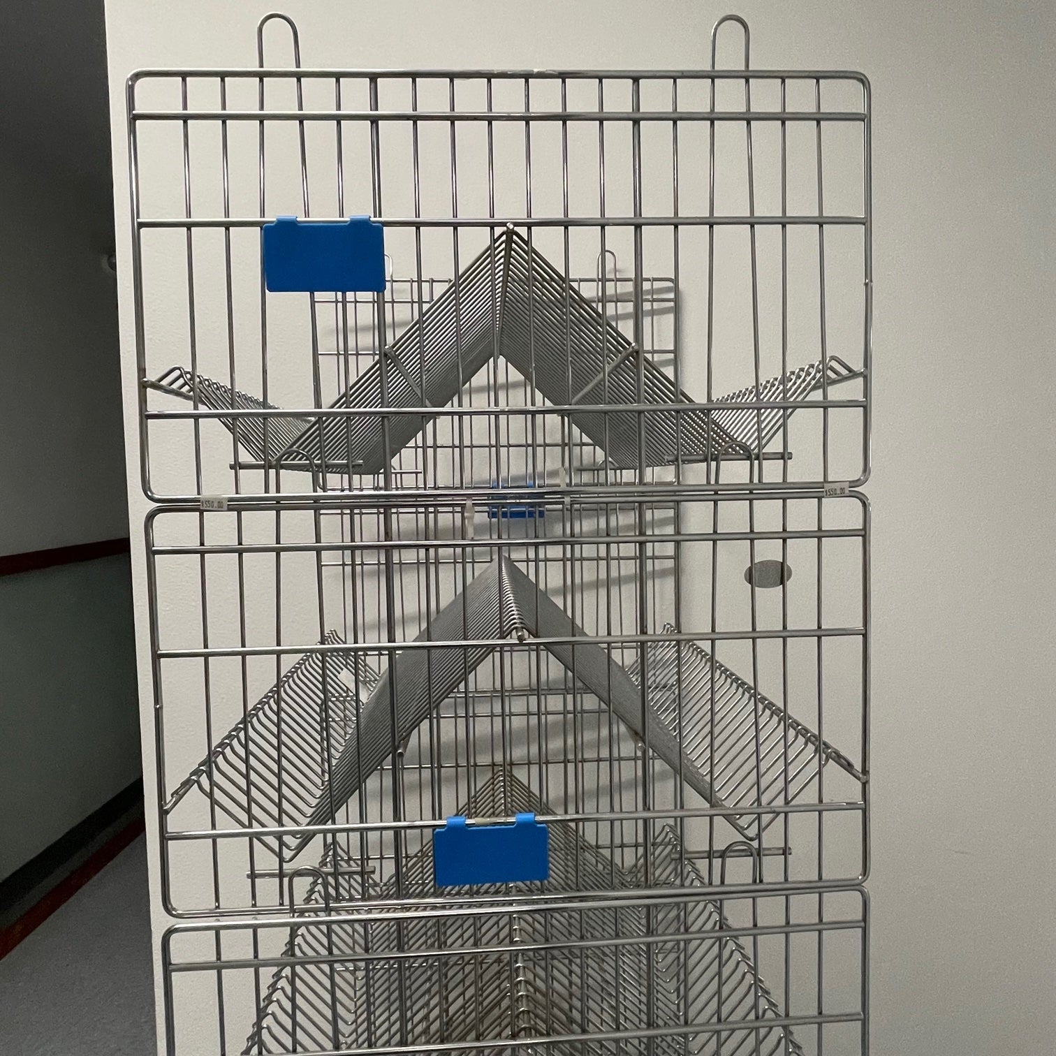 Double Sided Suture Cart with Slanted Shelving (Used) - NMD -Angelus Medical