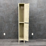 Double Tier Metal Storage Locker Cabinet - NMD -Angelus Medical