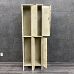Double Tier Metal Storage Locker Cabinet - NMD -Angelus Medical