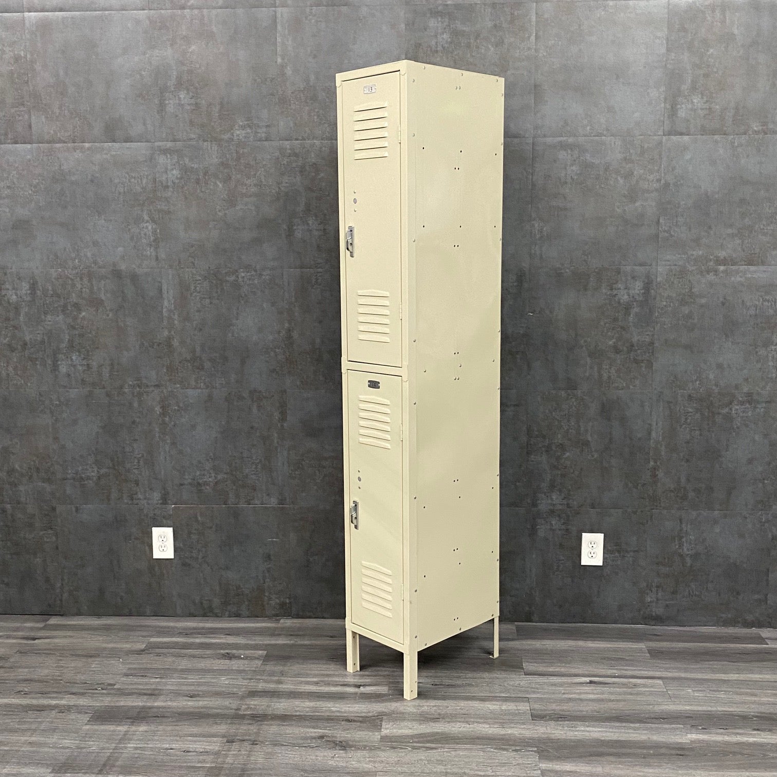 Double Tier Metal Storage Locker Cabinet - NMD -Angelus Medical