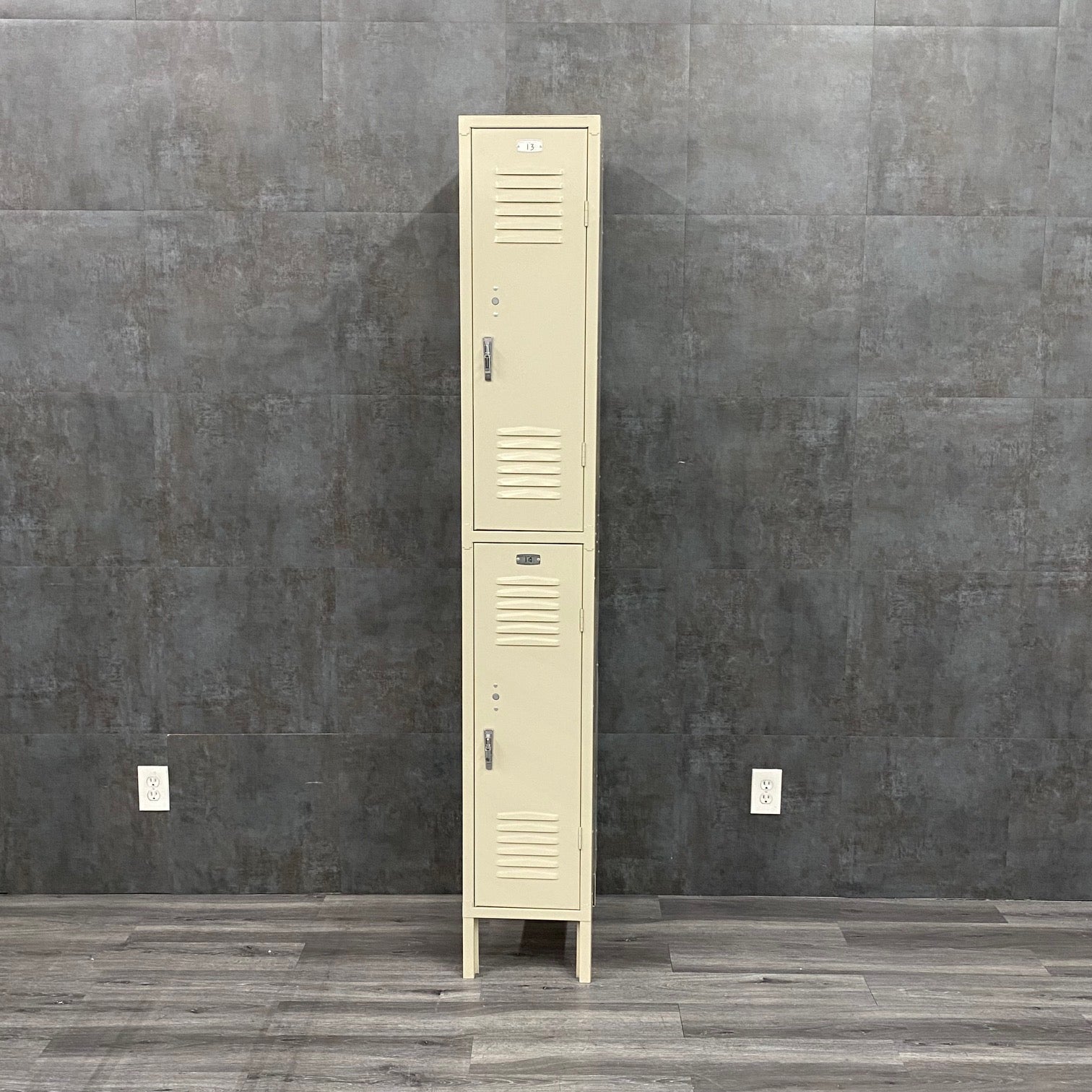 Double Tier Metal Storage Locker Cabinet - NMD -Angelus Medical