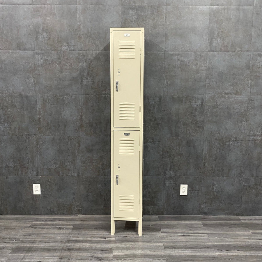 Double Tier Metal Storage Locker Cabinet - NMD -Angelus Medical