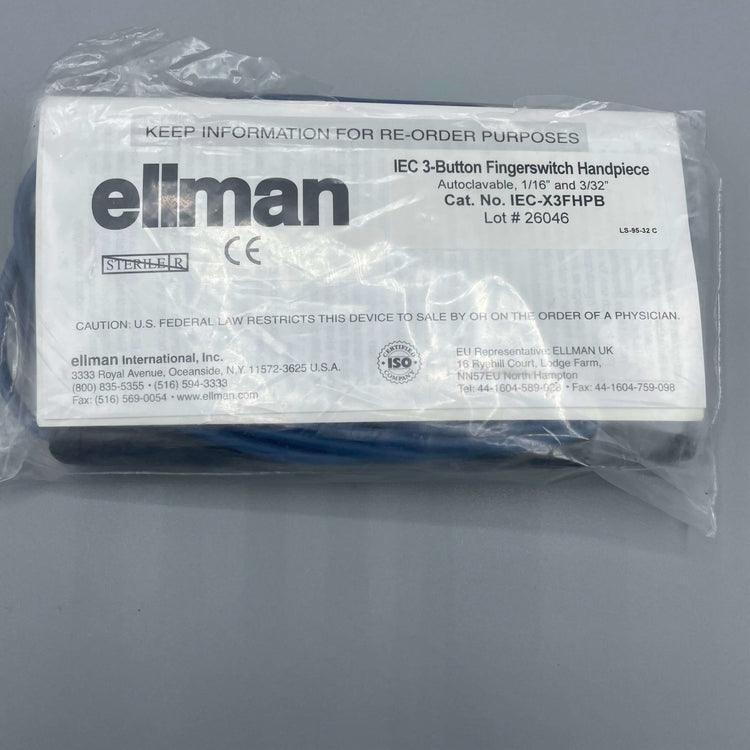 Ellman IEC 3-Button Fingerswitch Handpiece - – Angelus Medical and Optical