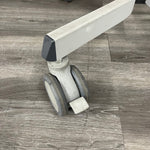 Dual casters with locking wheels on ERGOTRON Neo-Flex Laptop Cart