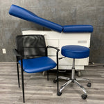 Exam Table Physician Stool and Guest Chair Package - Midmark Ritter -Angelus Medical