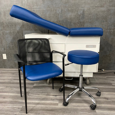 Exam Table Physician Stool and Guest Chair Package Exam Table Physician Stool and Guest Chair Package - Midmark Ritter -Angelus Medical